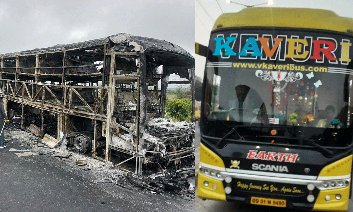 కర్నూలు బస్సు ప్రమాదం... వీ.కావేరీ ట్రావెల్స్  యజమాని ఏమన్నారంటే..!