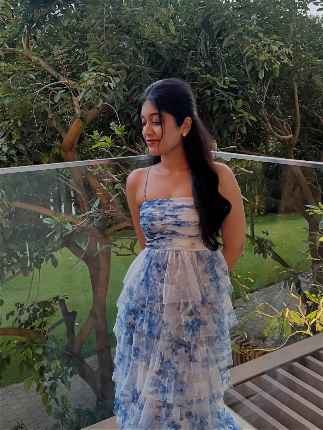 Dheera Pisatis ethereal elegance amid natures embrace