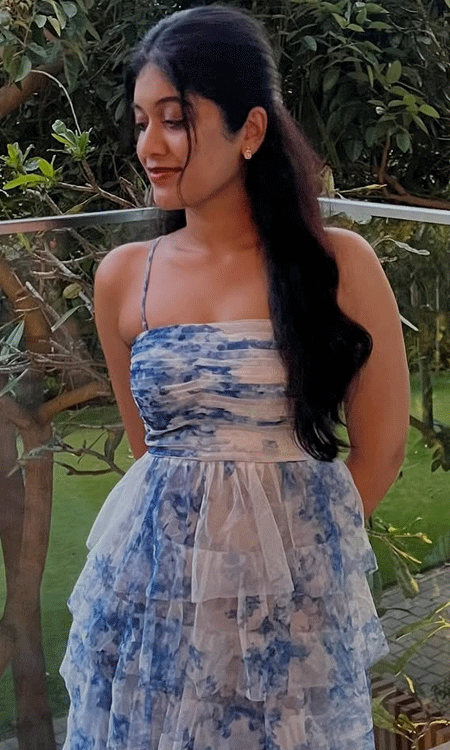 Dheera Pisatis ethereal elegance amid natures embrace