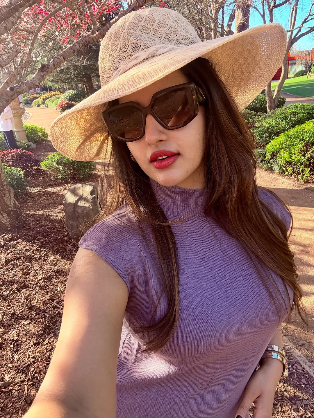 Malavika Menon Glows in Toowoomba’s Ju Raku En Japanese Garden