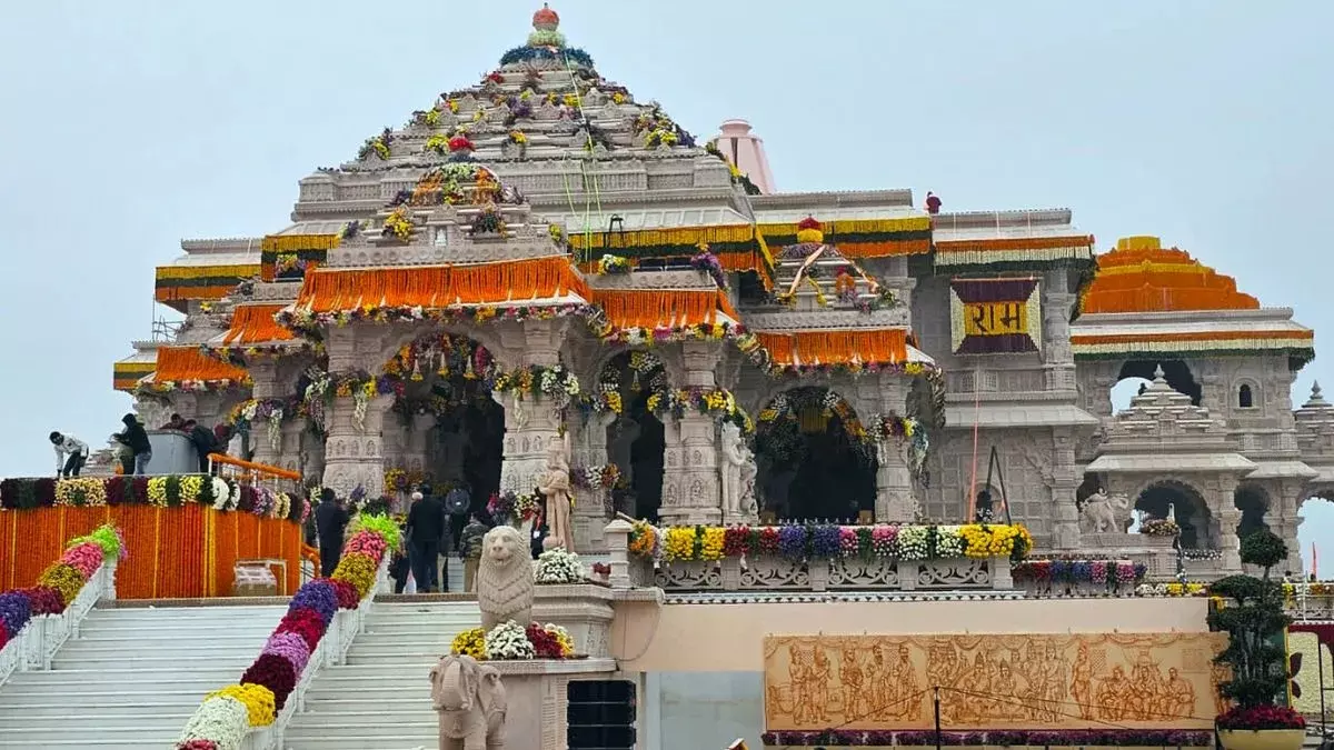 అయోధ్య రామాలయంలో మరో అద్భుత ఘట్టం