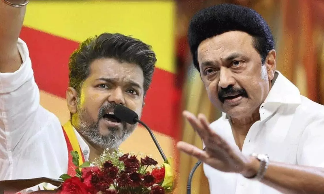 మనసు విజయ్ తో...పార్టీ స్టాలిన్ తో