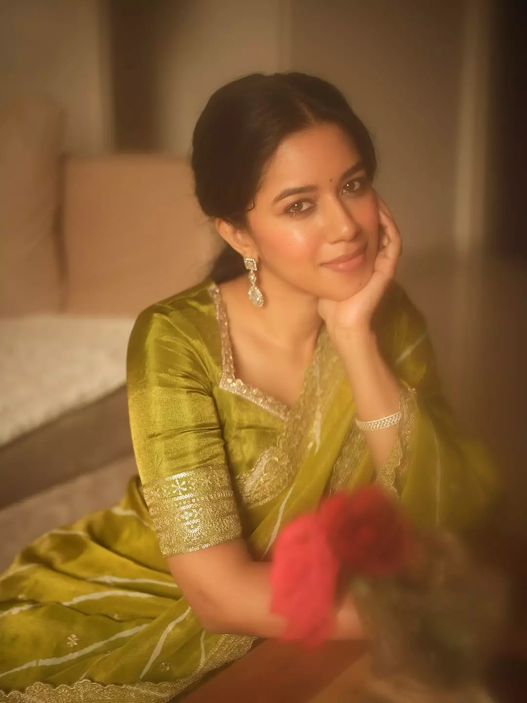 Mirnalini Ravi’s Timeless Elegance A Valentine Special