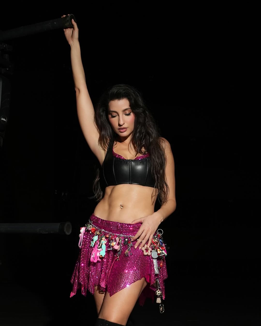 Nora Fatehi Sets the Stage on Fire in Dazzling Pink Sequins
