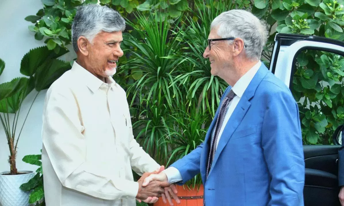 బిల్ గేట్స్ కు ఏపీలో అపూర్వస్వాగతం.. సీఎం చంద్రబాబుతో కీలక చర్చలు