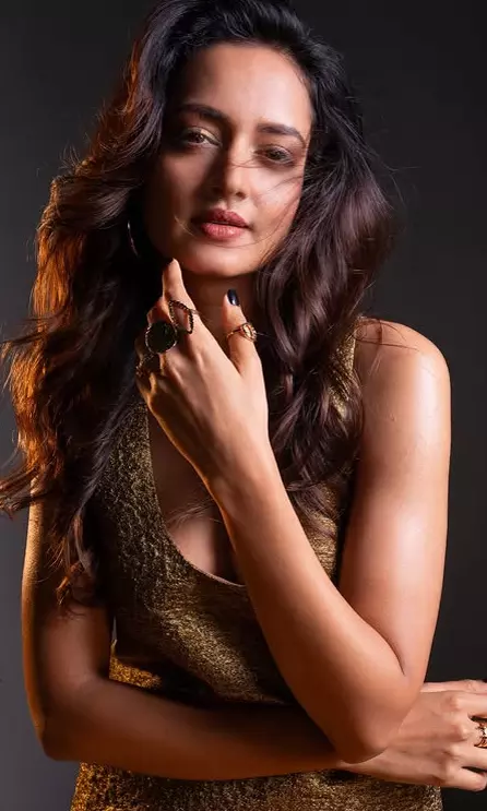 Shanvi Srivastava’s Golden Grace in a Single Frame