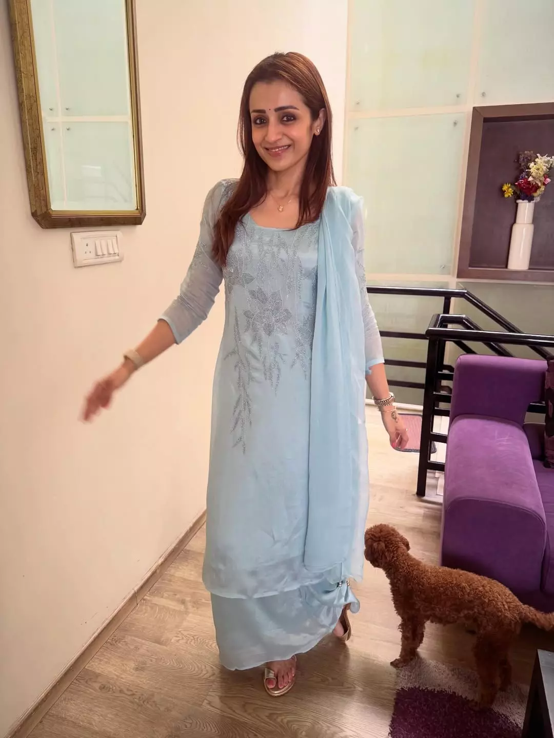 Trisha Krishnan’s Divine Day at Tirupati