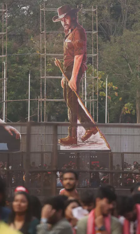 Pawan Kalyan’s Fans Turn Up the Excitement at Pre-Release