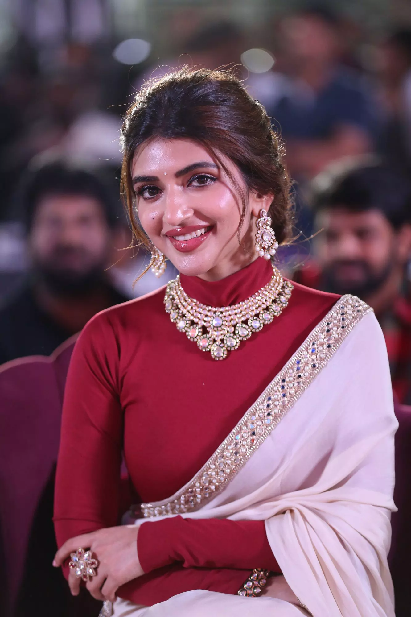 Sreeleela Shines Bright at Ustaad Bhagat Singh Pre-Release Event