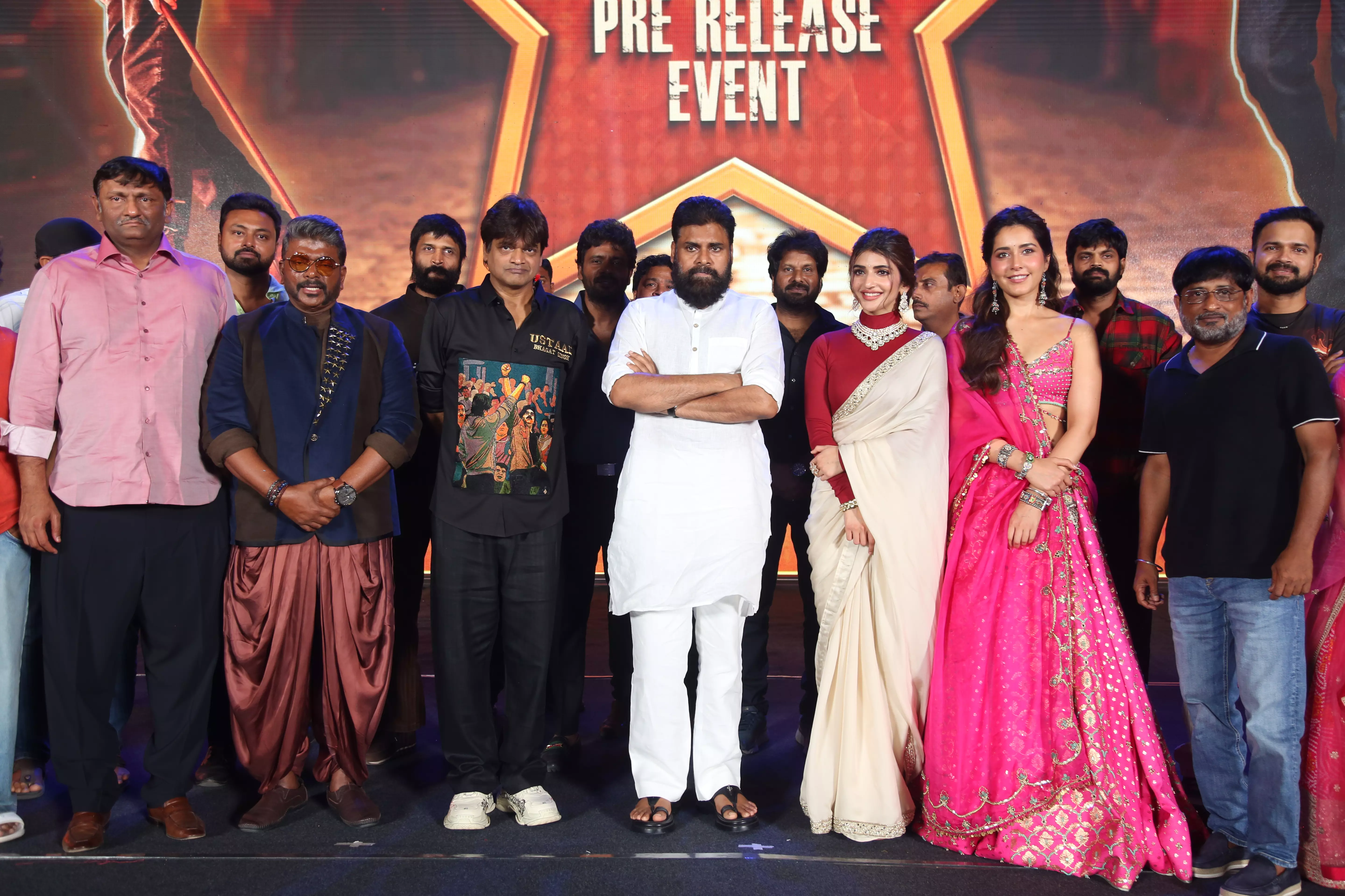 Pawan Kalyan and Team Make Pre-Release Event a Grand Celebration