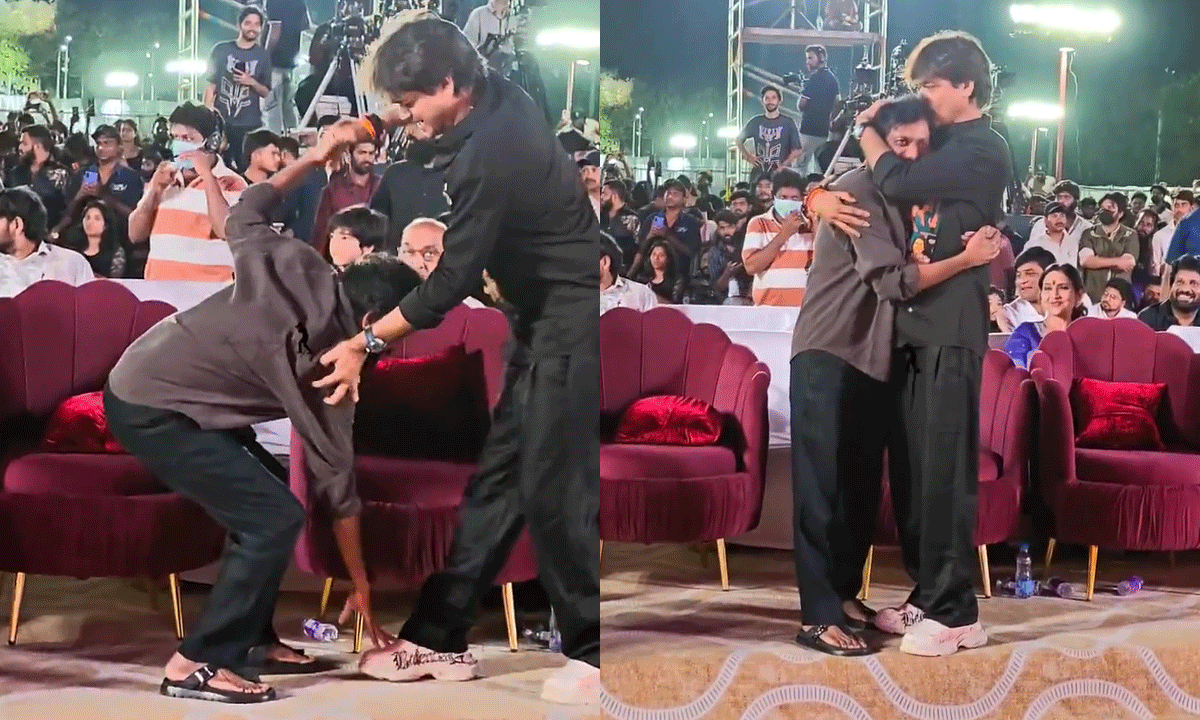 ఉస్తాద్ భ‌గ‌త్‌సింగ్ ఈవెంట్‌లో అరుదైన దృశ్యం!