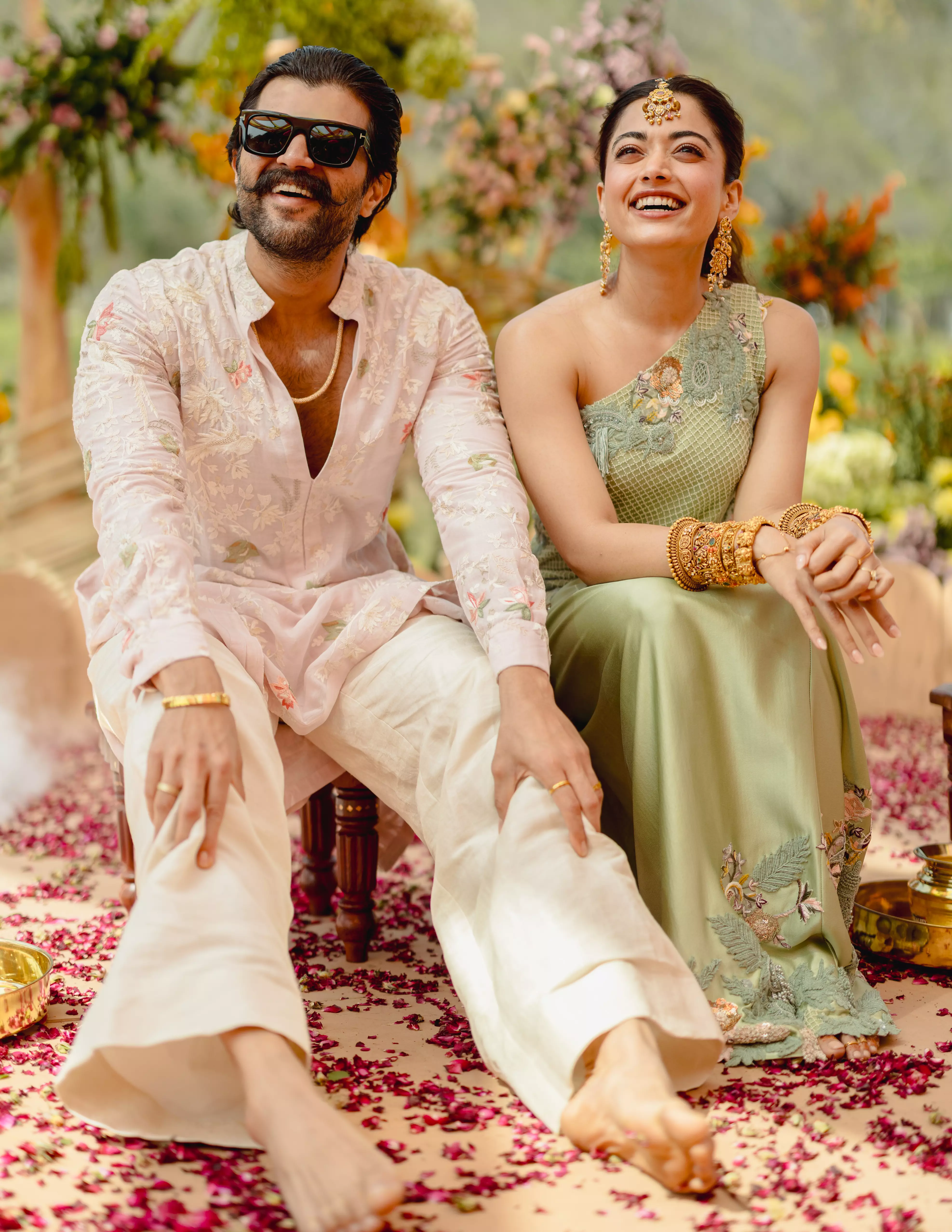 Vijay Deverakonda And Rashmika Mandanna’s Playful War At Haldi