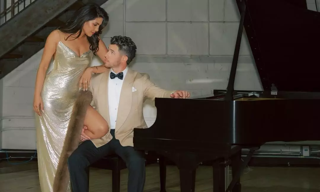 రొమాంటిక్ కపుల్.. ఆకట్టుకుంటున్న ప్రియాంక నిక్ !