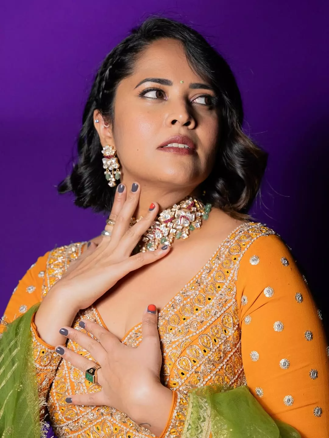 Anasuya Bharadwaj Shares Ugadi Wishes in Her Unique Style