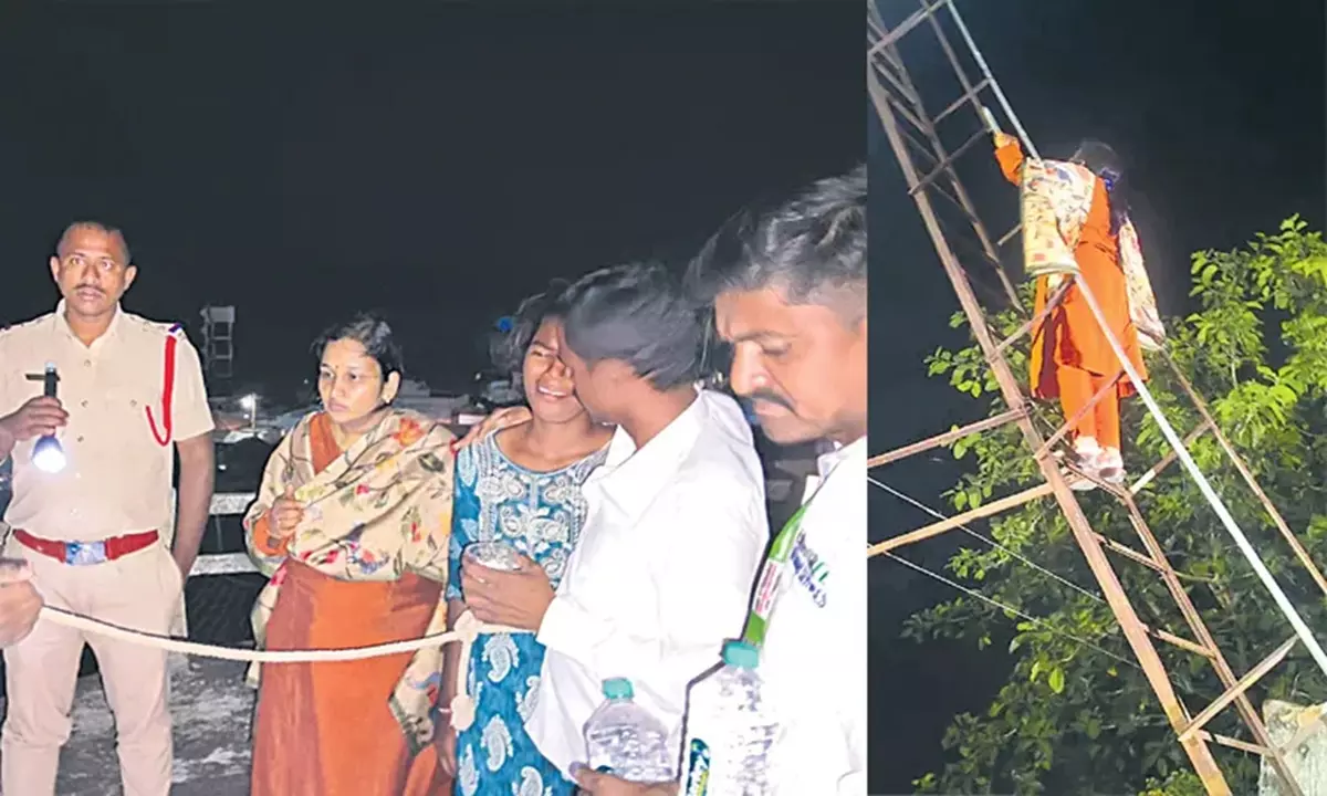 సబ్ కలెక్టర్ సాహసం.. విద్యార్థిని సూసైడ్ తప్పింది