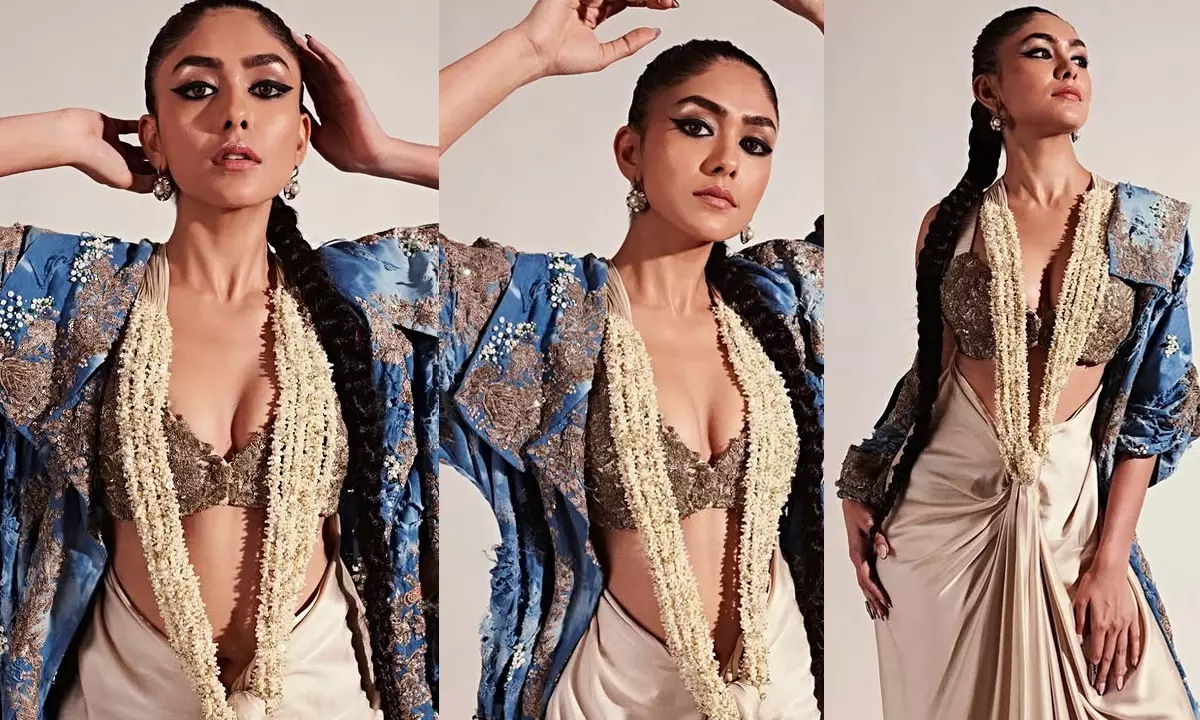 లైట్ గ్రీన్ డ్రెస్ లో మృణాల్ ఠాకూర్ కిల్లర్ లుక్స్.. ఫ్యాన్స్ ఫిదా అవుతున్న ఫోటోలు!