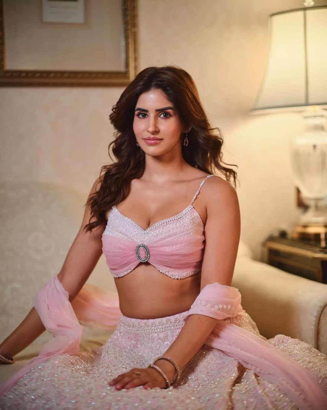 Sakshi Malik Slays in Ethereal Pink Lehenga