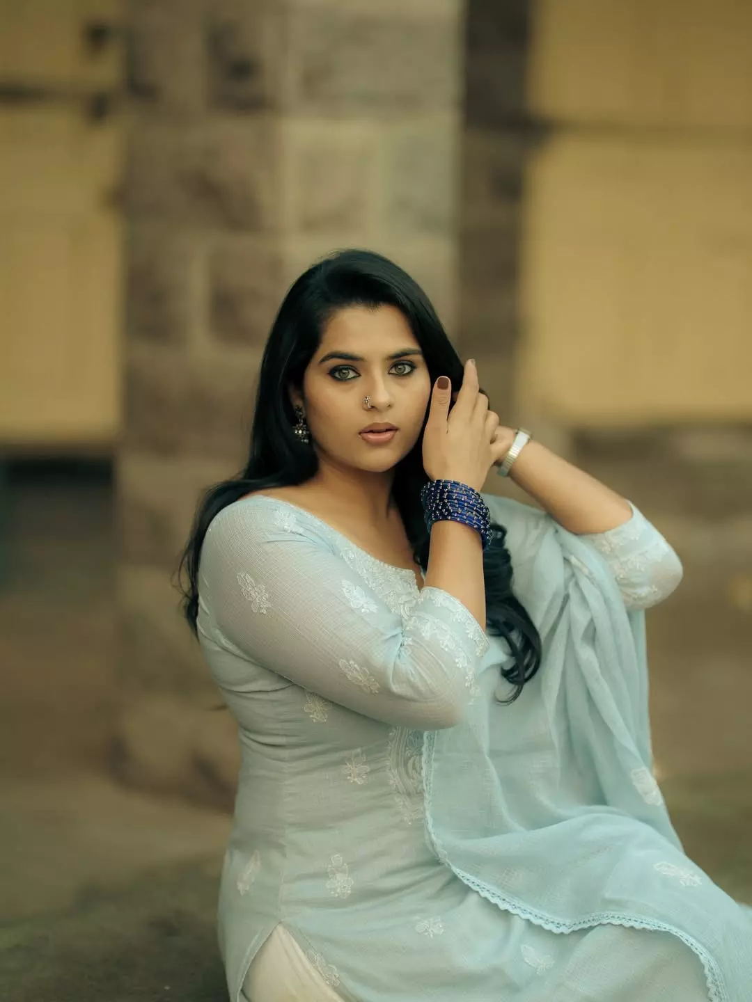 Kavya Kalyanram Wraps Ramzan Season with Fashionable Flair