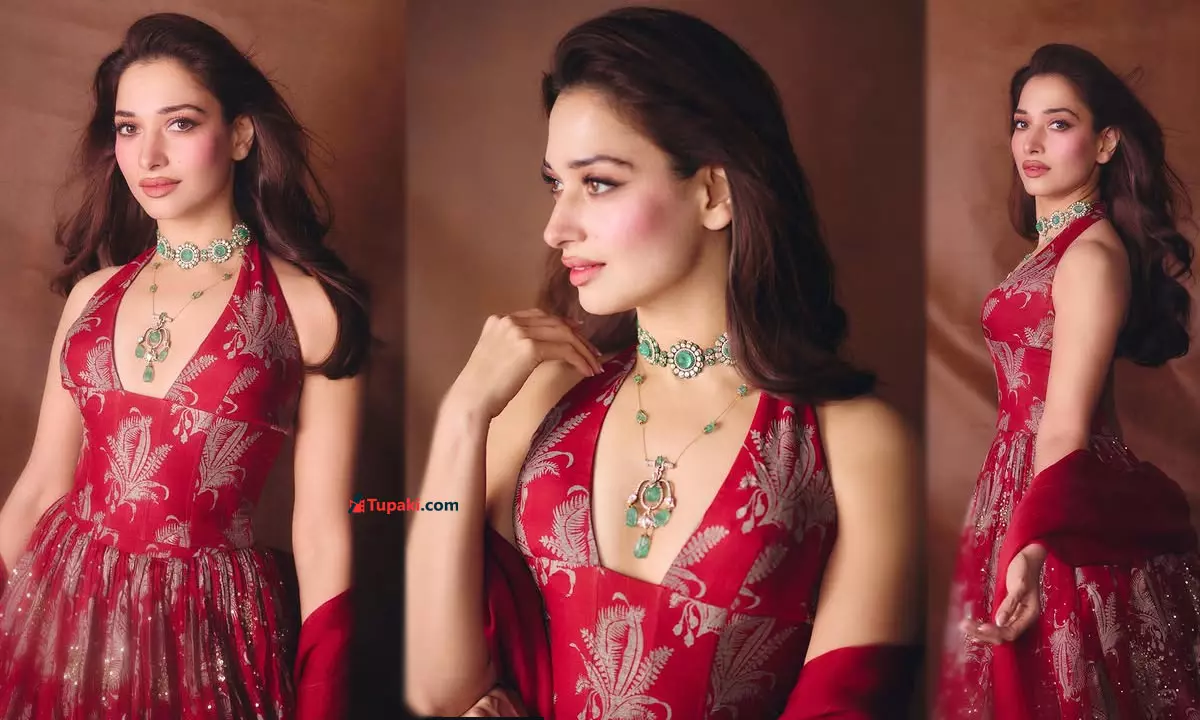 పింక్ లెహంగాలో తమన్నా.. కాలేజ్ బోయ‌స్!