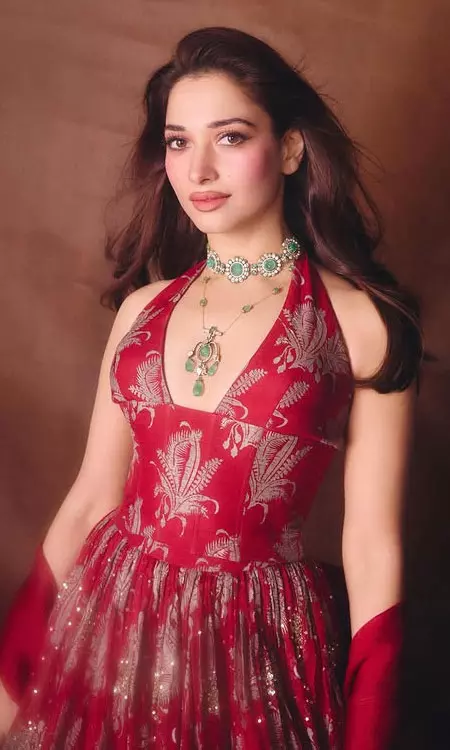 Tamannaah Bhatia Stuns in Pink Lehenga at Lakme Fashion Week