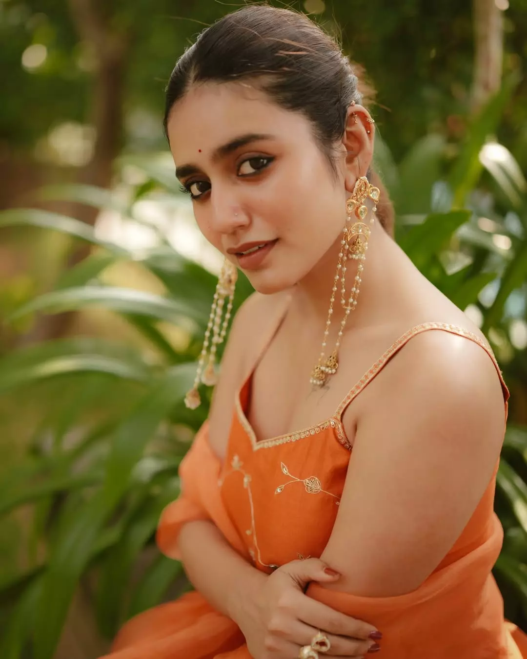 Priya Prakash Varrier Blossoming Beauty in Ethnic Splendor