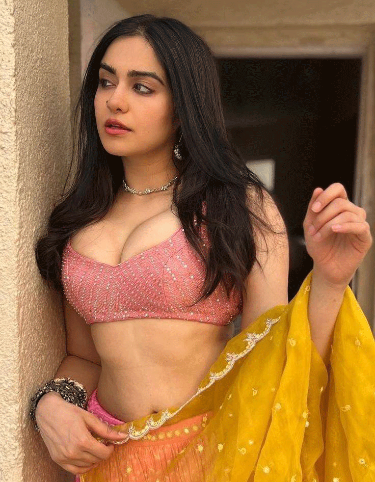 Adah Sharma Sizzles in Traditional Glam – Pink & Yellow Magic