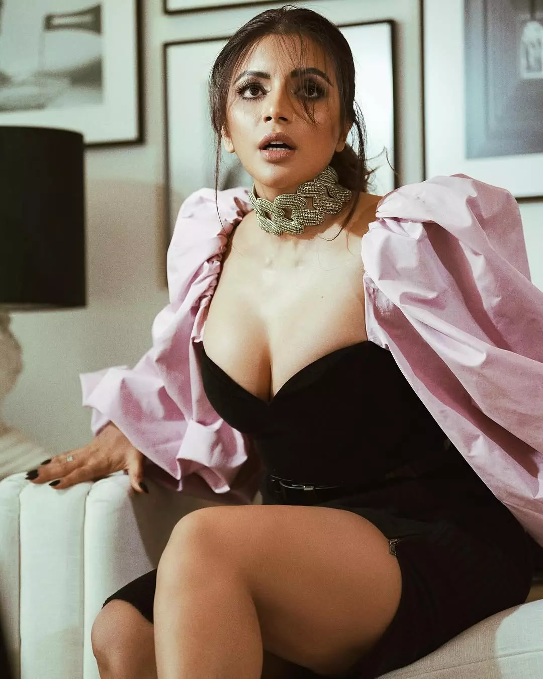 Pink Power & Black Elegance: Shama Sikander’s Timeless Glamour