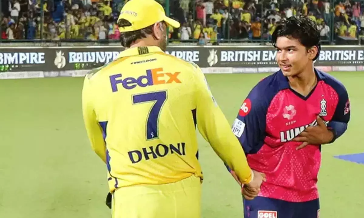 44 ఏళ్ల ధోనీ vs 15 ఏళ్ల వైభవ్.. ఐపీఎల్ సమరంలో ఆసక్తికర వయసు అంతరం