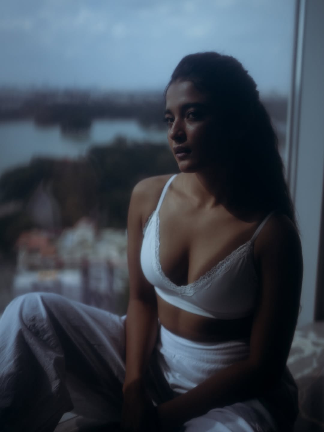 Chaithra J Achar stuns in bold photoshoot with elegant black look Chaithra J Achar stuns in bold photoshoot with elegant black look