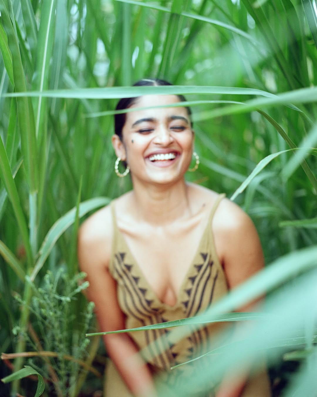 Chaithra J Achar stuns in bold photoshoot with elegant black look Chaithra J Achar stuns in bold photoshoot with elegant black look