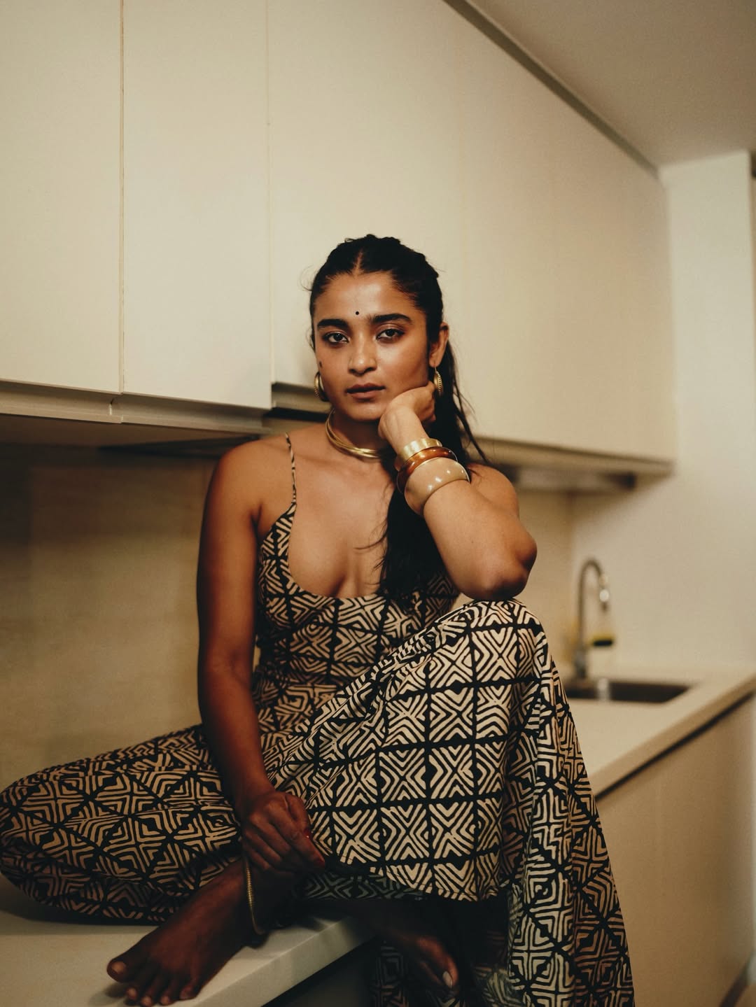 Chaithra J Achar stuns in bold photoshoot with elegant black look