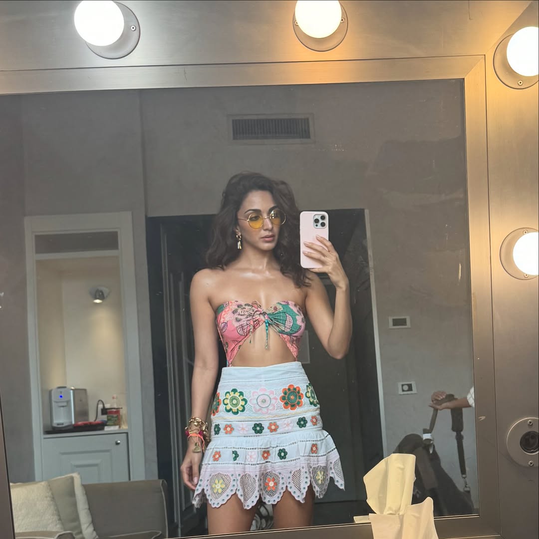 Kiara Advani Looks Graceful In Pink Saree Kiara Advani Looks Graceful In Pink Saree