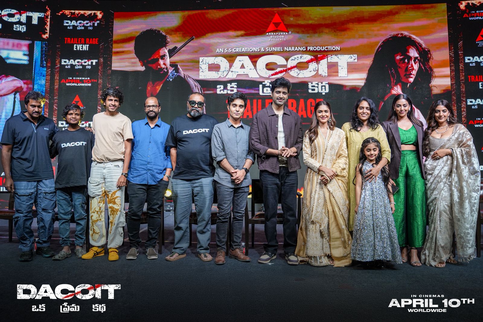 Dacoit: A Love Story Set for Worldwide Release on April 10, 2026