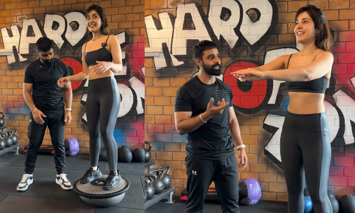 తెగ కష్టపడిపోతున్న రాశి ఖన్నా.. డెడికేషన్ కి హ్యాట్సాఫ్!