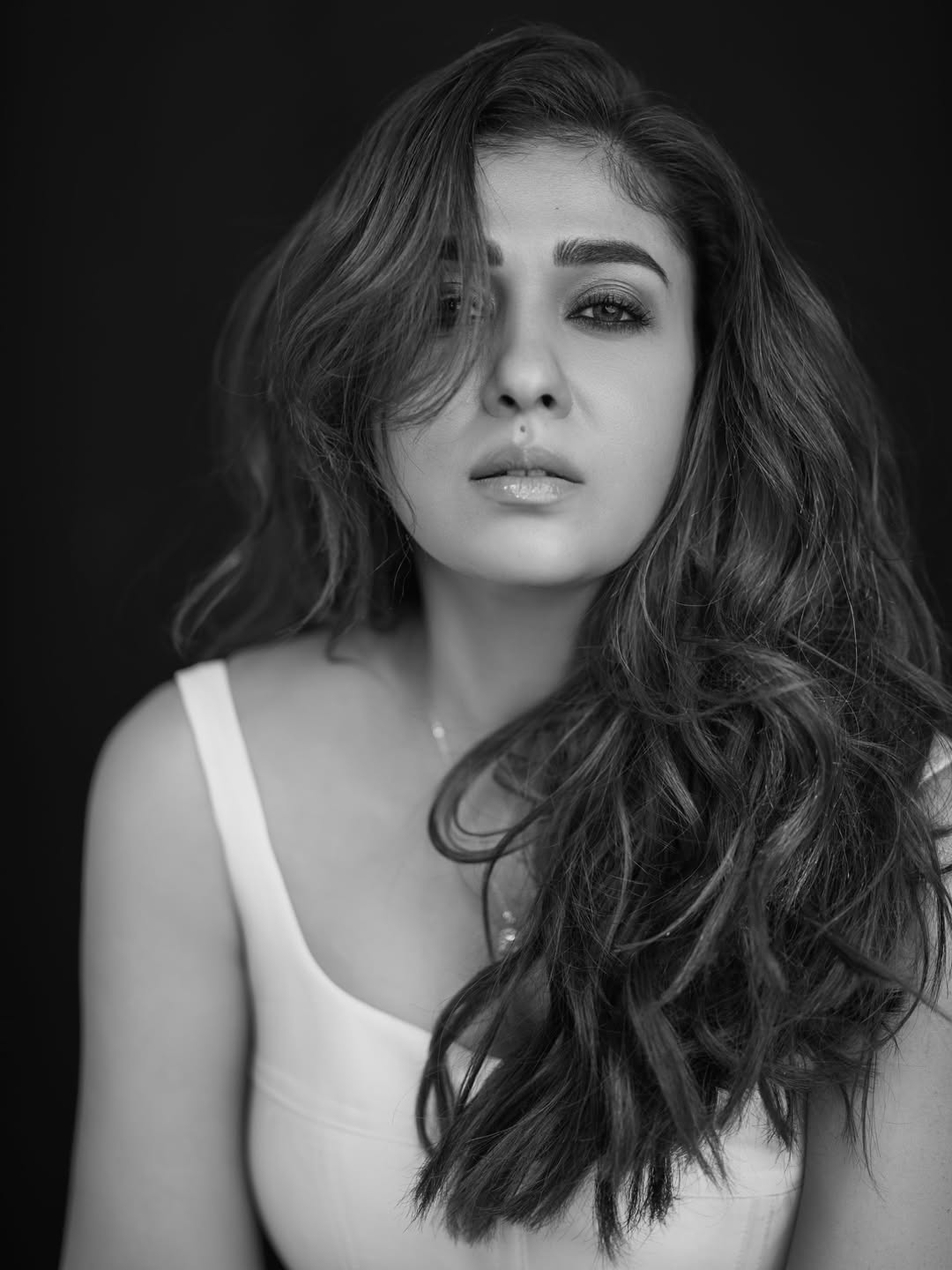 Nayanthara Shines in Stunning Black-and-White Portrait