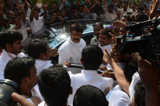 Balakrishna in Brahmarambha theatre