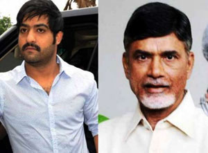 NTR meets Chandrababu Naidu