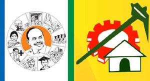 YSRCP and TDP in Seemandhra