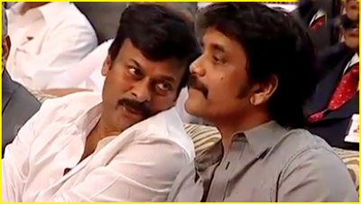 Chiranjeevi in Nagarjuna Show