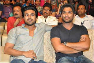 Ram charan and Allu arjun
