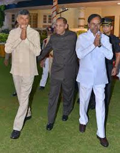 Chandrababu Naidu and KCR Meeting