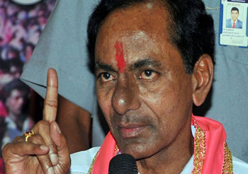 Case booked for showing KCR as Hitler