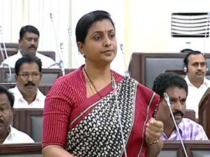Roja Fires on Chandrababu Naidu