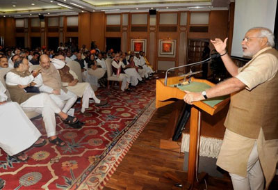 Narendra Modi Message to NDA MPs