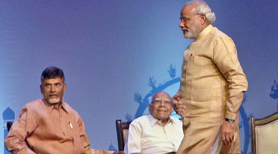 Narendra Modi on Chandrababu Naidu