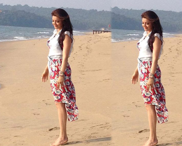 Photo Story: Kajal private moment at Goa beach