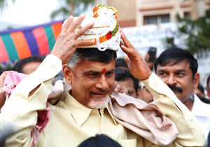 Chandrababus 18 Kms Padayatra for noble cause