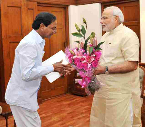 KCR Request to Narendra modi