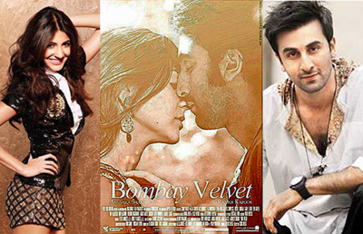 Anushka on Bombay velvet Movie lip Locks