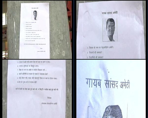 Rahul Gandhi missing posters surface in UP